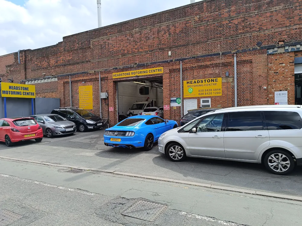 Outside Headstone Motoring Centre in Harrow